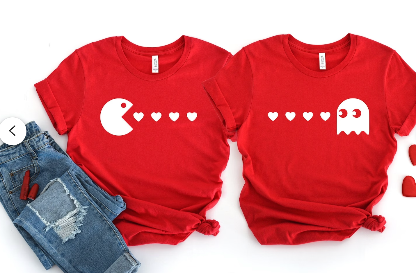 Pac Man Couples Shirt