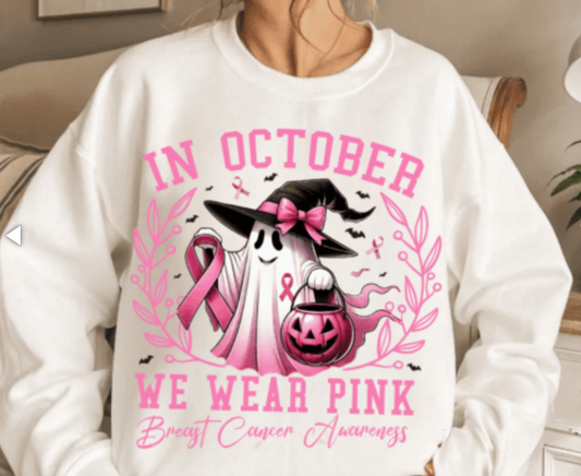 In October we wear pink